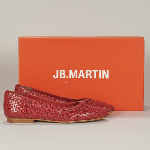Pantofi Femei Balerin și Balerini cu curea JB Martin SOLAIRE Braided / Roșu