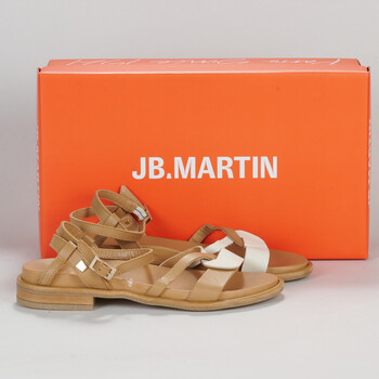 Pantofi Femei Sandale JB Martin ABSOLUE Veal / Camel / Craie