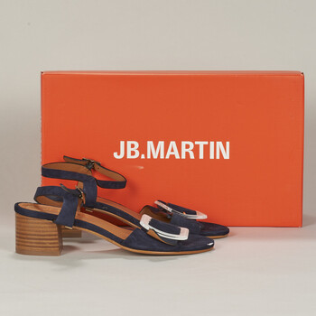 Pantofi Femei Sandale JB Martin ELIANE Chevre / Catifea / Albastru