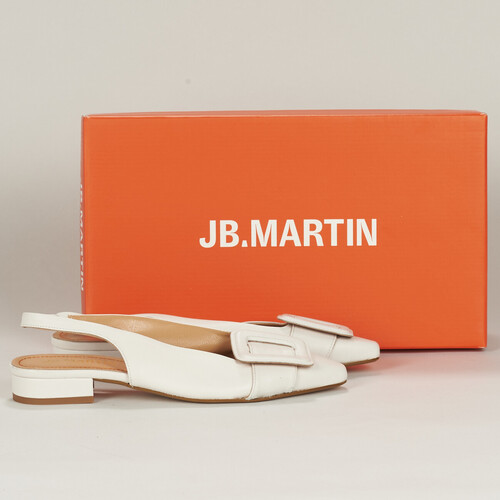 Pantofi Femei Balerin și Balerini cu curea JB Martin VARIA Nappa / Craie