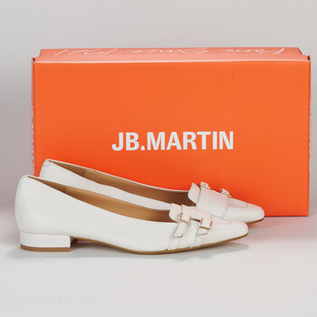 Pantofi Femei Balerin și Balerini cu curea JB Martin VETILLE Alb