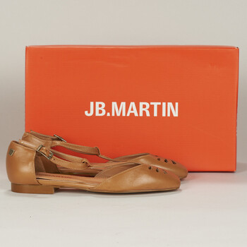 Pantofi Femei Balerin și Balerini cu curea JB Martin VIROLLE Maro