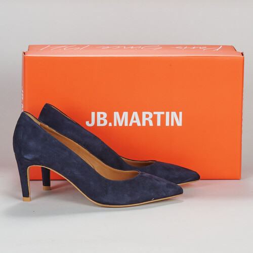 Pantofi Femei Pantofi cu toc JB Martin ELSA Chevre / Catifea / Albastru