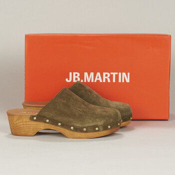 Pantofi Femei Saboti JB Martin ALICE Maro-scoarță / Catifea / Kaki