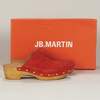 Pantofi Femei Saboti JB Martin ALICE Maro-scoarță / Catifea / Corai