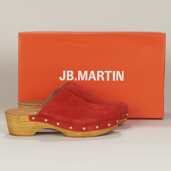 Pantofi Femei Saboti JB Martin ALICE Maro-scoarță / Catifea / Corai