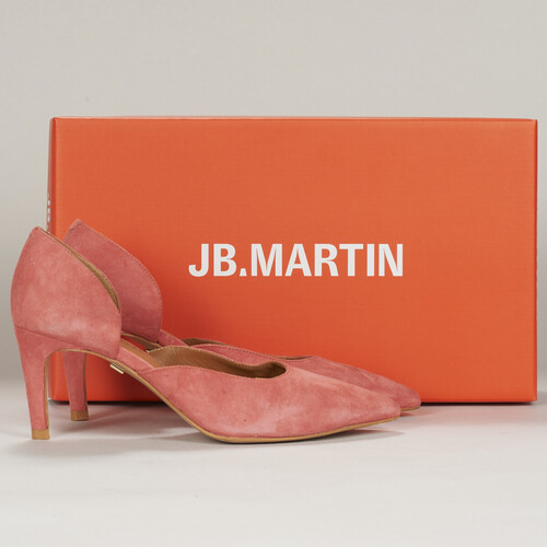Pantofi Femei Pantofi cu toc JB Martin ENVIE Chevre / Catifea / Roz