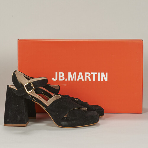 Pantofi Femei Sandale JB Martin ORPHEE Maro-scoarță / Catifea / Negru