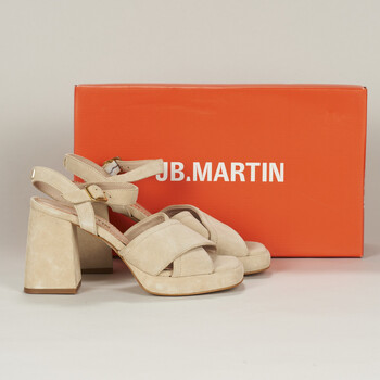 Pantofi Femei Sandale JB Martin ORPHEE Maro-scoarță / Catifea / Bej