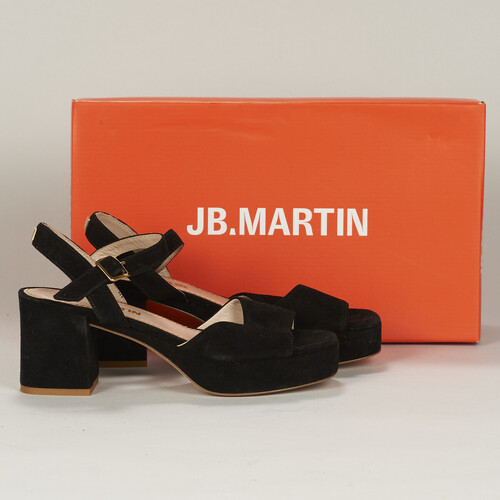 Pantofi Femei Sandale JB Martin ORIA Maro-scoarță / Catifea / Negru
