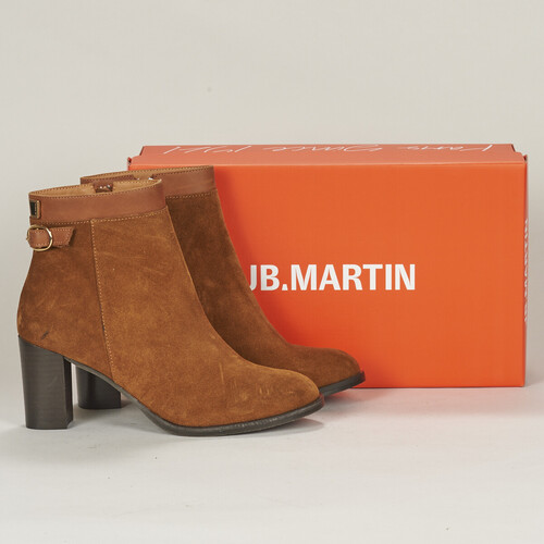 Pantofi Femei Botine JB Martin LOVE Maro-scoarță / Catifea / Veal / Camel