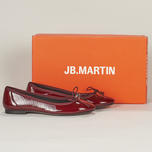 Pantofi Femei Balerin și Balerini cu curea JB Martin STORY Lac / Bordo