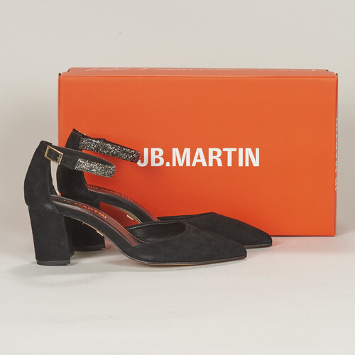 Pantofi Femei Pantofi cu toc JB Martin ELEONORE Chevre / Catifea / Negru