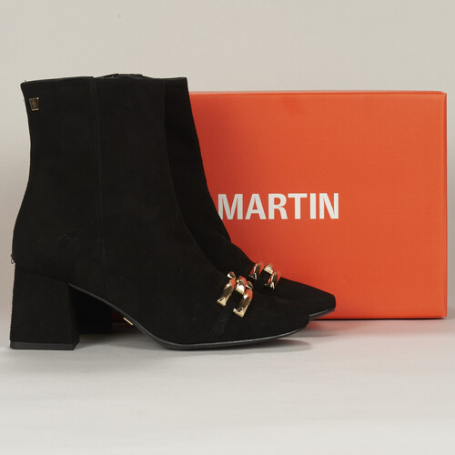 Pantofi Femei Botine JB Martin VOLTIGE Chevre / Catifea / Negru