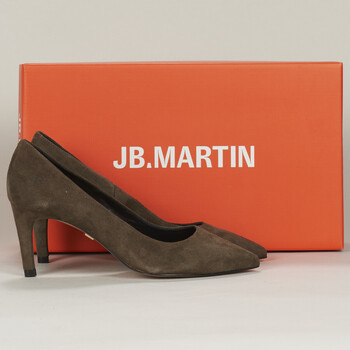 Pantofi Femei Pantofi cu toc JB Martin ELSA Chevre / Catifea / Kaki
