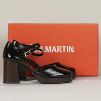 Pantofi Femei Pantofi cu toc JB Martin VRILLE Veal / Vintage / Negru
