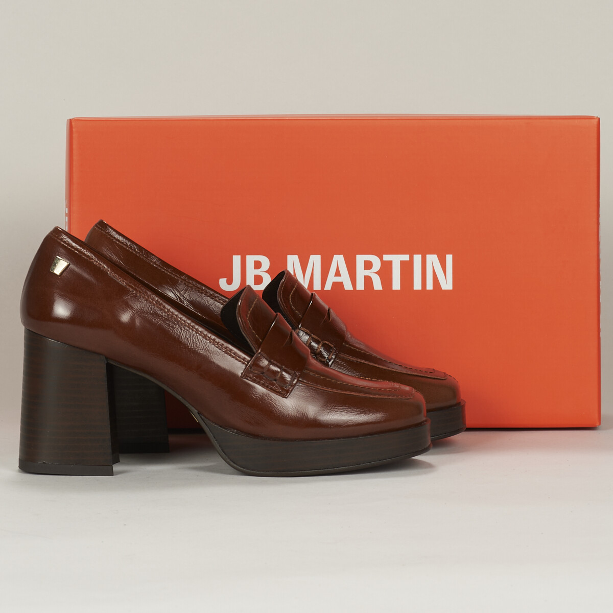 Pantofi Femei Mocasini JB Martin VINNY Veal / Vintage / Coniac