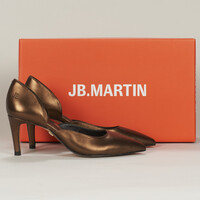 Pantofi Femei Pantofi cu toc JB Martin ENVIE Chevre / Metal / Maro