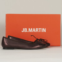 Pantofi Femei Balerin și Balerini cu curea JB Martin STORY Chevre / Metal / Maro