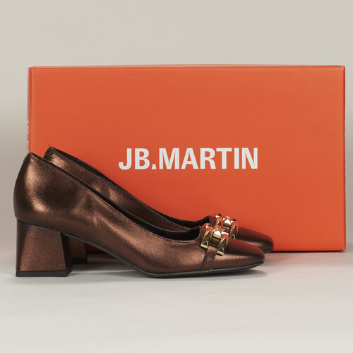 Pantofi Femei Pantofi cu toc JB Martin VOICE Chevre / Metal / Maro