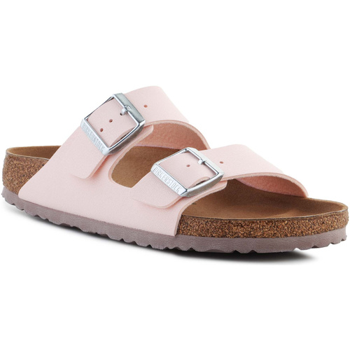 Pantofi Femei Papuci de vară Birkenstock Arizona BS Light Rose 1019635 roz