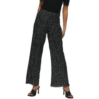 Îmbracaminte Femei Pantaloni  Only Elema Pleated Trousers - Black Mini Flower Negru