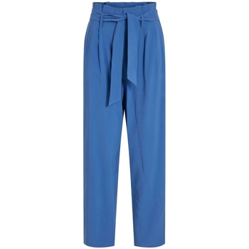Îmbracaminte Femei Pantaloni  Vila Noos Pants Kaya 7/8 - Federal Blue albastru