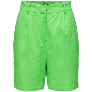 Îmbracaminte Femei Pantaloni scurti și Bermuda Only Caro HW Long Shorts - Summer Green verde