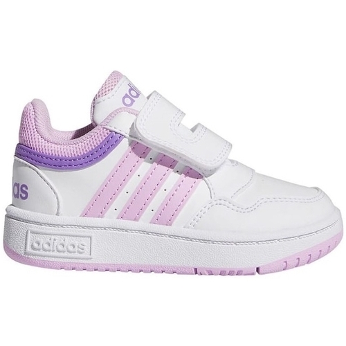 Pantofi Copii Sneakers adidas Originals Baby Hoops 3.0 CF I IF7734 Alb