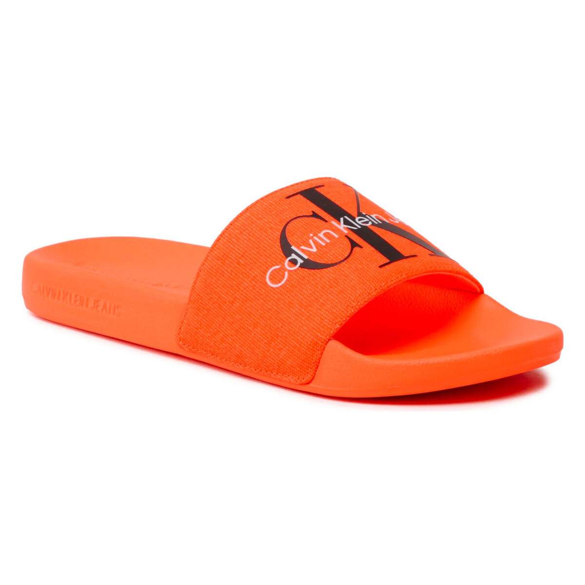 Pantofi Bărbați Papuci de vară Calvin Klein Jeans YM0YM00061 portocaliu