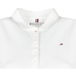 Îmbracaminte Femei Tricou Polo mânecă scurtă Tommy Hilfiger WW0WW28007 | Slim Polo Alb