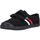 Pantofi Sneakers Kawasaki Retro Shoe W/velcro K204505-ES 1001S Black Solid Negru