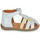 Pantofi Fete Sandale GBB FLORE Alb
