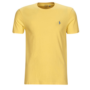 Îmbracaminte Bărbați Tricouri mânecă scurtă Polo Ralph Lauren T-SHIRT AJUSTE EN COTON Galben / Fall / Yellow