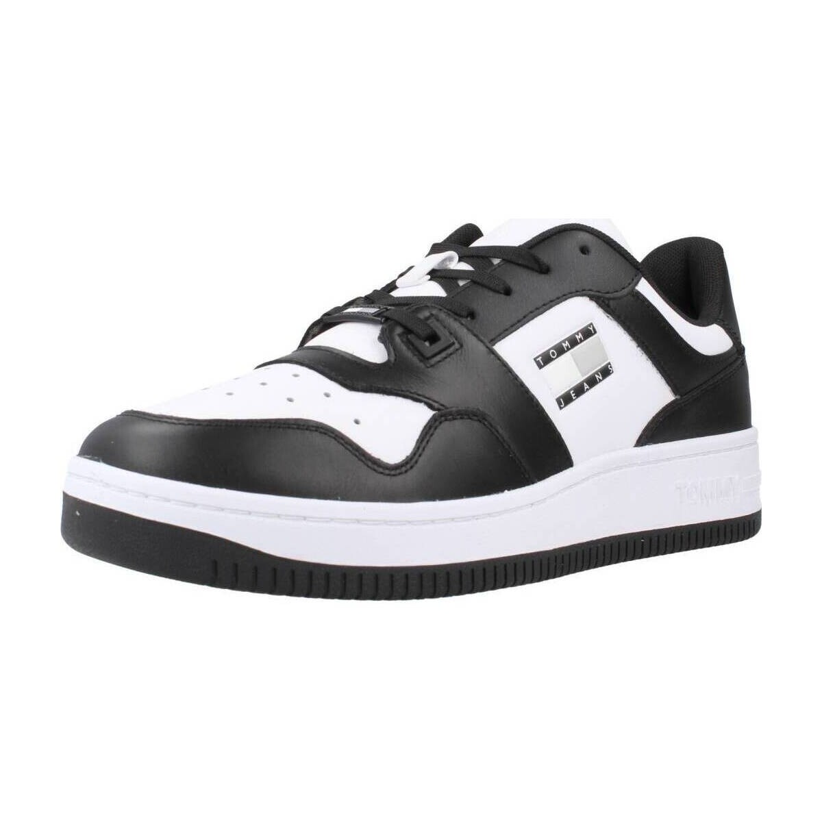 Pantofi Bărbați Sneakers Tommy Jeans BASKET LEATHER Alb