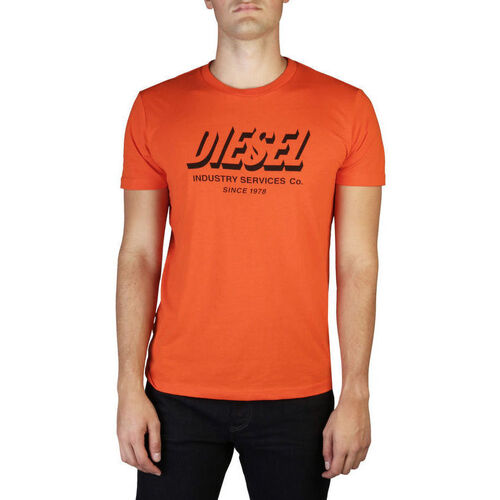Îmbracaminte Bărbați Tricouri mânecă scurtă Diesel - t-diegos-a5_a01849_0gram portocaliu