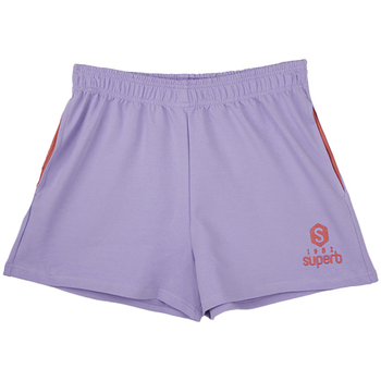 Îmbracaminte Femei Pantaloni trei sferturi Superb 1982 SPRBSH-2201-LILAC-CREAM violet