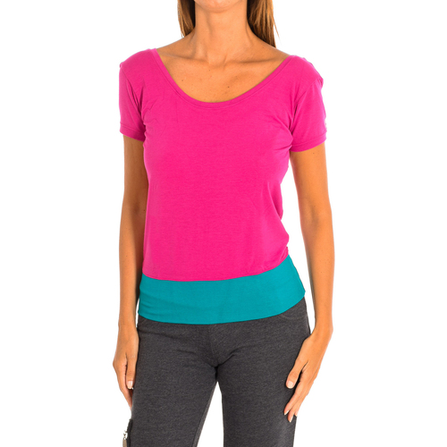 Îmbracaminte Femei Tricouri mânecă scurtă Zumba Z1T00321-ROSA violet