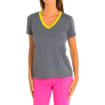 Îmbracaminte Femei Tricouri mânecă scurtă Zumba Z1T00506-GRIS Multicolor