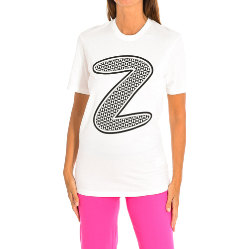 Îmbracaminte Femei Tricouri mânecă scurtă Zumba Z2T00164-BLANCO Multicolor