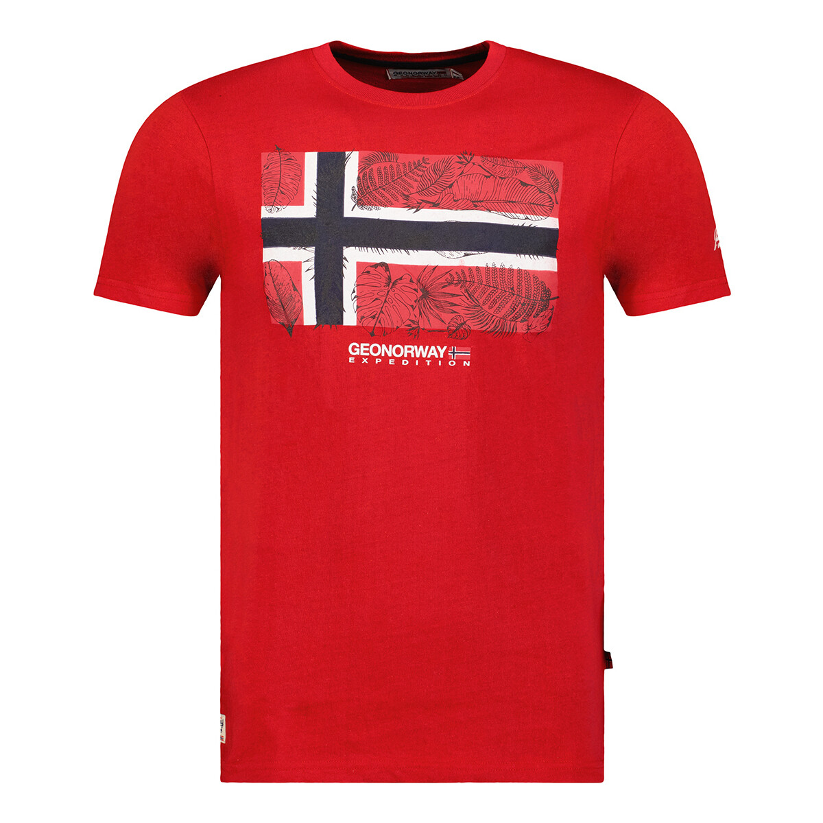 Îmbracaminte Bărbați Tricouri mânecă scurtă Geo Norway SW1239HGNO-CORAL roșu