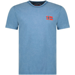 Îmbracaminte Bărbați Tricouri mânecă scurtă Geographical Norway SW1269HGNO-BLUE albastru