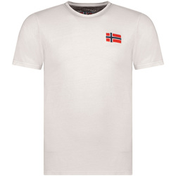 Îmbracaminte Bărbați Tricouri mânecă scurtă Geographical Norway SW1269HGNO-LIGHT GREY Gri