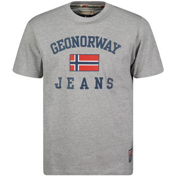 Îmbracaminte Bărbați Tricouri mânecă scurtă Geographical Norway SX1044HGNO-BLENDED GREY Gri