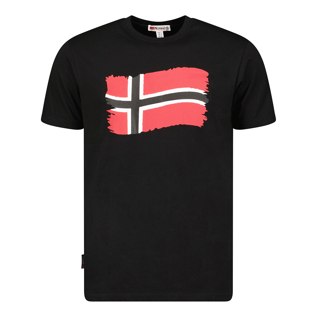 Îmbracaminte Bărbați Tricouri mânecă scurtă Geographical Norway SX1078HGN-BLACK Negru