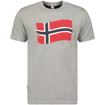 Îmbracaminte Bărbați Tricouri mânecă scurtă Geographical Norway SX1078HGN-BLENDED GREY Gri