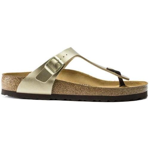 Pantofi Femei Sandale Birkenstock Gizeh 1016108 Regular - Gold Auriu