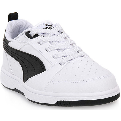 Pantofi Băieți Sneakers Puma 04 REBOUND V6 LOW Alb