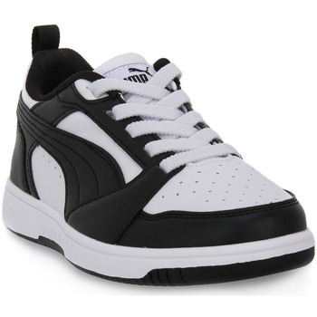 Pantofi Băieți Sneakers Puma 01 REBOUND V6 LOW Alb