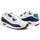 Pantofi Bărbați Sneakers Shone 005-001 White/Purple Alb